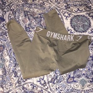 GymShark light/olive green color leggings